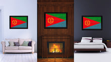 Load image into Gallery viewer, Eritrea Country Flag Vintage Canvas Print with Black Picture Frame Home Decor Gifts Wall Art Decoration Artwork
