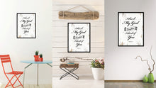Load image into Gallery viewer, I Thank My God Quote Saying Gift Ideas Home Decor Wall Art 111530

