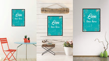 Load image into Gallery viewer, Love lives here Funny Quote Saying Gift Ideas Home Decor Wall Art
