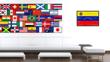 Load image into Gallery viewer, Venezuela Country National Flag Vintage Canvas Print with Picture Frame Home Decor Wall Art Collection Gift Ideas
