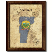 Load image into Gallery viewer, Vermont State Vintage Map Home Decor Wall Art Office Decoration Gift Ideas
