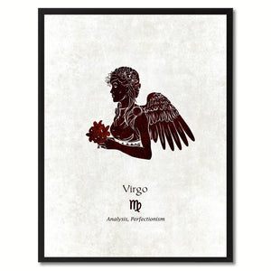 Zodiac Virgo Horoscope Astrology Canvas Print, Picture Frame Home Decor Wall Art Gift