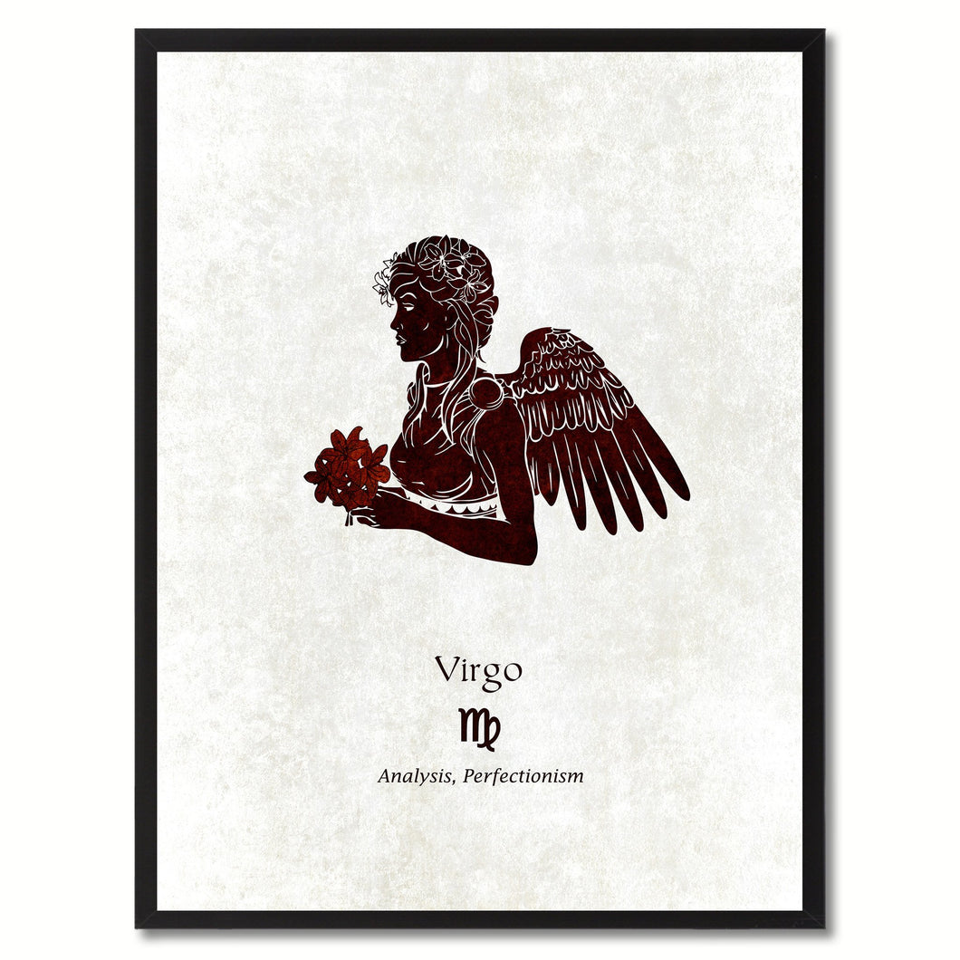 Zodiac Virgo Horoscope Astrology Canvas Print, Picture Frame Home Decor Wall Art Gift