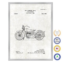 Load image into Gallery viewer, 1928 Cycle Support Old Patent Art Print on Canvas Custom Framed Vintage Home Decor Wall Decoration Great for Gifts
