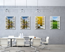 Load image into Gallery viewer, Bridal Veil Falls Yosemite National Park California Picture French Window Canvas Print with Frame Gifts Home Decor Wall Art Collection
