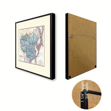 Load image into Gallery viewer, China Japan Korea Vintage Antique Map Wall Art Home Decor Gift Ideas Canvas Print Custom Picture Frame
