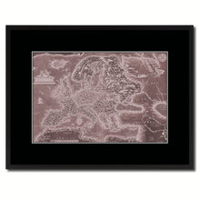 Load image into Gallery viewer, Europe Vintage Vivid Sepia Map Canvas Print, Picture Frames Home Decor Wall Art Decoration Gifts
