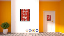 Load image into Gallery viewer, Let all that you do be done with love - 1 Corinthians 16:14 Bible Verse Scripture Quote Red Canvas Print with Picture Frame
