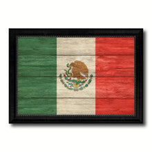 Load image into Gallery viewer, Mexico Country Flag Texture Canvas Print with Black Picture Frame Home Decor Wall Art Decoration Collection Gift Ideas
