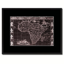 Load image into Gallery viewer, Africa Vintage Vivid Sepia Map Canvas Print, Picture Frames Home Decor Wall Art Decoration Gifts
