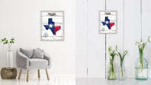 Load image into Gallery viewer, Texas Flag Gifts Home Decor Wall Art Canvas Print with Custom Picture Frame
