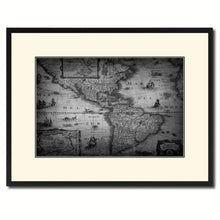Load image into Gallery viewer, America Vintage B&amp;W Map Canvas Print, Picture Frame Home Decor Wall Art Gift Ideas
