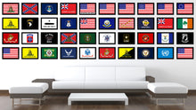 Load image into Gallery viewer, Make America Great Again USA Flag Canvas Print Black Picture Frame Gifts Home Decor Wall Art
