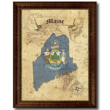 Load image into Gallery viewer, Maine State Vintage Map Home Decor Wall Art Office Decoration Gift Ideas
