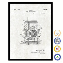Load image into Gallery viewer, 1931 Sound Amplifying System Old Patent Art Print on Canvas Custom Framed Vintage Home Decor Wall Decoration Great for Gifts
