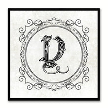 Load image into Gallery viewer, Alphabet Y White Canvas Print Black Frame Kids Bedroom Wall Décor Home Art

