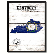 Load image into Gallery viewer, Kentucky State Flag Gifts Home Decor Wall Art Canvas Print Picture Frames
