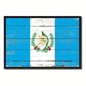 Guatemala Country National Flag Vintage Canvas Print with Picture Frame Home Decor Wall Art Collection Gift Ideas