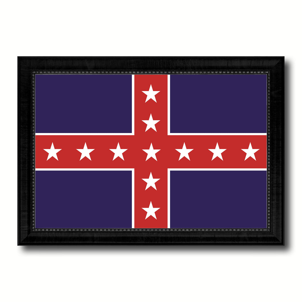 Army of Tennessee Military Flag Canvas Print Black Picture Frame Gifts Home Decor Wall Art