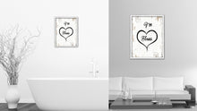 Load image into Gallery viewer, I&#39;m Yours Vintage Saying Gifts Home Decor Wall Art Canvas Print with Custom Picture Frame
