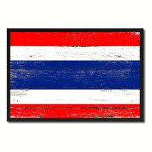 Load image into Gallery viewer, Thailand Country National Flag Vintage Canvas Print with Picture Frame Home Decor Wall Art Collection Gift Ideas
