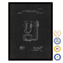 Load image into Gallery viewer, 1914 Doctor Tools Blood Pressure Vintage Patent Artwork Black Framed Canvas Home Office Decor Great for Doctor Paramedic Surgeon Hospital Medical Student
