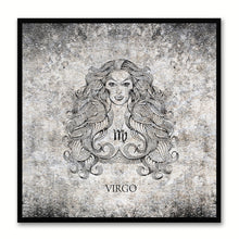Load image into Gallery viewer, Zodiac Virgo Horoscope Canvas Print, Black Picture Frame Gifts Home Decor Wall Art Decoration
