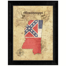 Load image into Gallery viewer, Mississippi State Vintage Map Gifts Home Decor Wall Art Office Decoration
