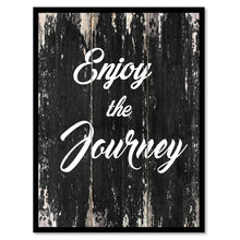 Load image into Gallery viewer, Enjoy the journey Motivational Quote Saying Canvas Print with Picture Frame Home Decor Wall Art
