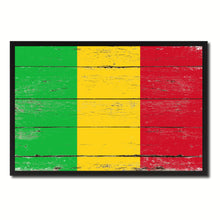 Load image into Gallery viewer, Mali Country National Flag Vintage Canvas Print with Picture Frame Home Decor Wall Art Collection Gift Ideas
