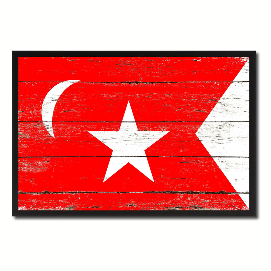 South Carolina Secession US Historical Civil War Military Flag Vintage Canvas Print with Picture Frame Home Decor Man Cave Wall Art Collectible Decoration Artwork Gifts