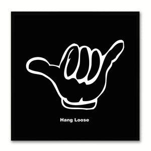 Hangloose Social Media Icon Canvas Print Picture Frame Wall Art Home Decor