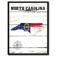 Load image into Gallery viewer, North Carolina State Flag Gifts Home Decor Wall Art Canvas Print Picture Frames
