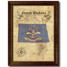 Load image into Gallery viewer, North Dakota State Vintage Map Home Decor Wall Art Office Decoration Gift Ideas
