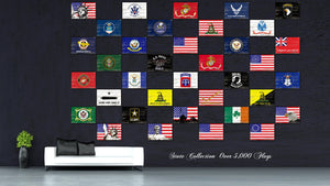 Split up New Sprint Military Flag Vintage Canvas Print with Picture Frame Home Decor Man Cave Wall Art Collectible Decoration Artwork Gifts