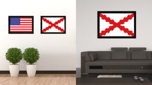 Load image into Gallery viewer, Spanish Ensign Spain Royal War Military Flag Canvas Print Black Picture Frame Gifts Home Decor Wall Art
