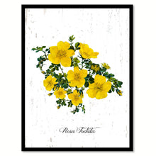 Load image into Gallery viewer, Yellow Rose Flower Canvas Print with Picture Frame Floral Home Decor Wall Art Living Room Decoration Gifts
