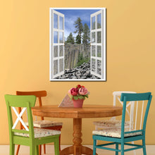 Load image into Gallery viewer, Devils Tower National Monument Picture French Window Canvas Print with Frame Gifts Home Decor Wall Art Collection

