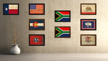 Load image into Gallery viewer, South Africa Country Flag Vintage Canvas Print with Brown Picture Frame Home Decor Gifts Wall Art Decoration Artwork
