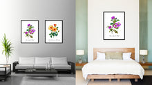 Load image into Gallery viewer, Purple Rose Flower Canvas Print with Picture Frame Floral Home Decor Wall Art Living Room Decoration Gifts
