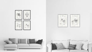 1899 Fishing Reel Vintage Patent Artwork Black Framed Canvas Print Home Office Decor Great for Fisherman Cabin Lake House