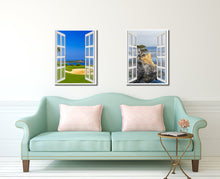 Load image into Gallery viewer, Coastal Golf Course Picture French Window Canvas Print with Frame Gifts Home Decor Wall Art Collection
