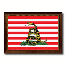Load image into Gallery viewer, Revolution Split Up New Sprint Military Flag Canvas Print with Brown Picture Frame Home Decor Wall Art Gift Ideas
