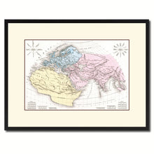 Load image into Gallery viewer, World In The Time Of Ptolomy Vintage Antique Map Wall Art Home Decor Gift Ideas Canvas Print Custom Picture Frame
