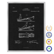 Load image into Gallery viewer, 1886 Exercising Machine Old Patent Art Print on Canvas Custom Framed Vintage Home Decor Wall Decoration Great for Gifts
