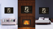 Load image into Gallery viewer, Pow Mia Military Flag Texture Canvas Print with Black Picture Frame Gift Ideas Home Decor Wall Art
