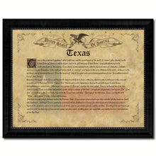 Load image into Gallery viewer, Texas Vintage History Flag Canvas Print, Picture Frame Gift Ideas Home Décor Wall Art Decoration

