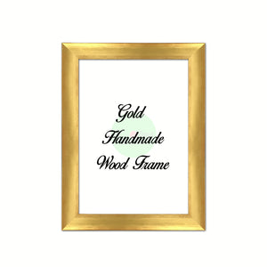 Gold Wood Frame Signature Framed Perfect Modern Comtemporary Photo Art Gallery Poster Photograph Home Decor