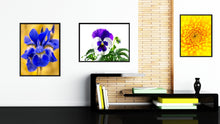 Load image into Gallery viewer, Pansy Flower Framed Canvas Print Home Décor Wall Art
