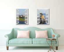 Load image into Gallery viewer, Dubai Creek Golf Course Picture French Window Canvas Print with Frame Gifts Home Decor Wall Art Collection
